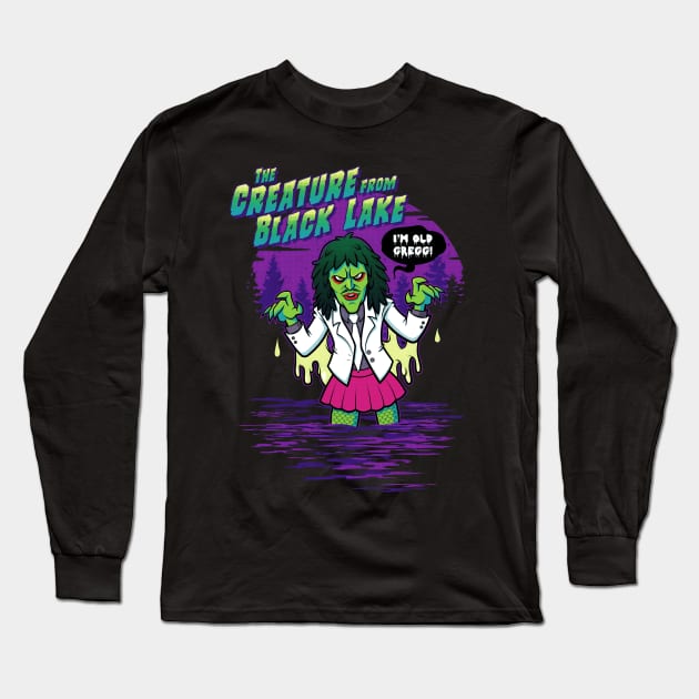 THE CREATURE FROM BLACK LAKE Long Sleeve T-Shirt by bartknnth